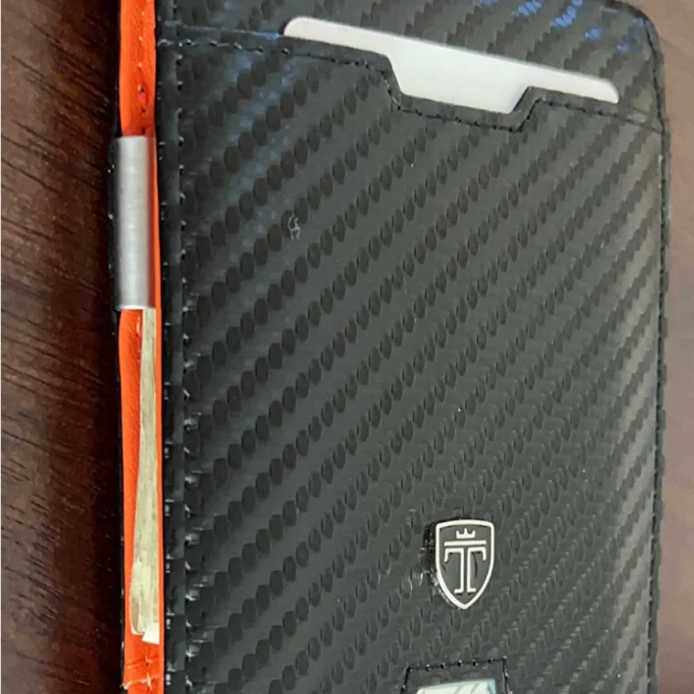 NWT Mens Slim Wallet with Money Clip RFID Blocking Bifold Credit Card Holder